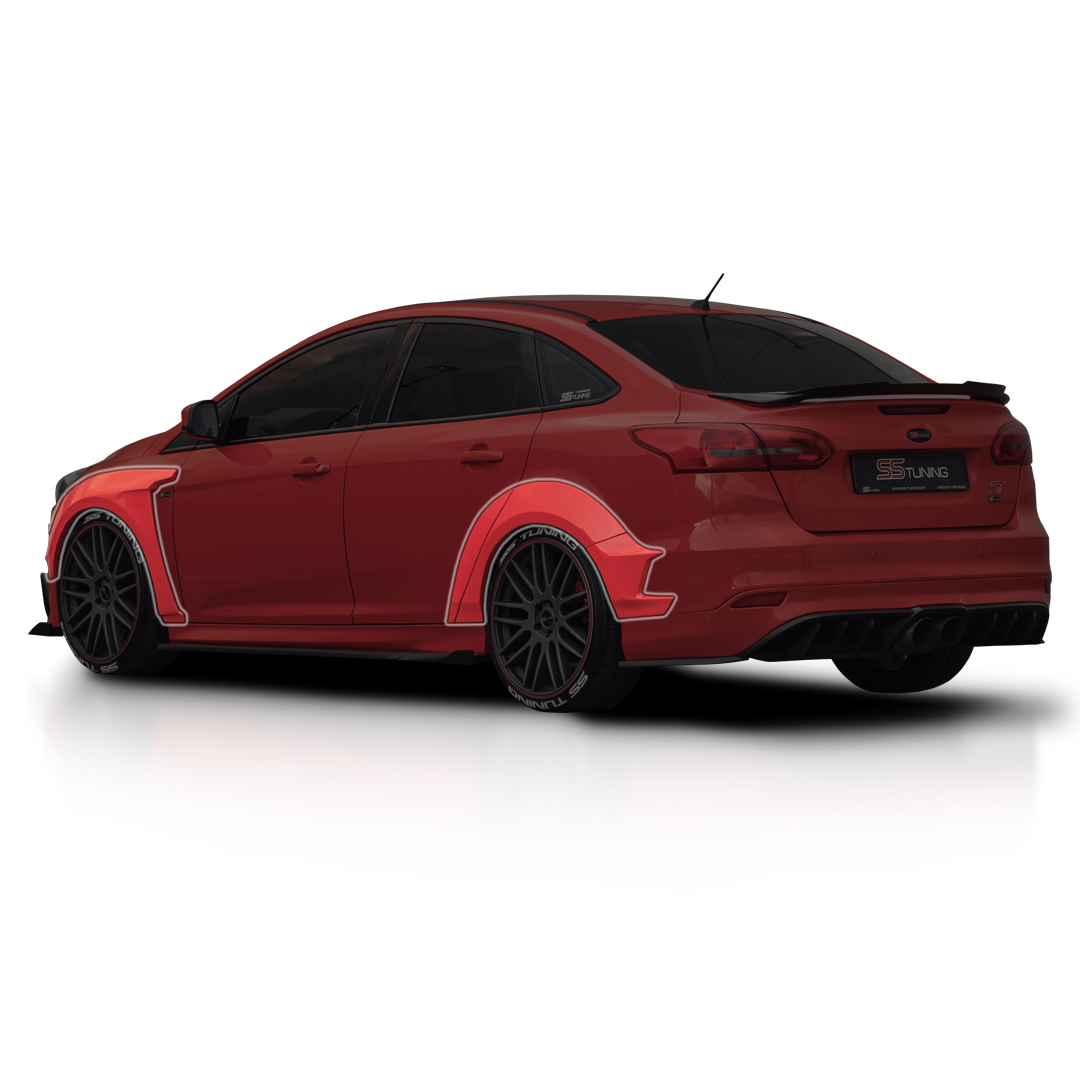 Ford Focus ST Sedan Fender Flares