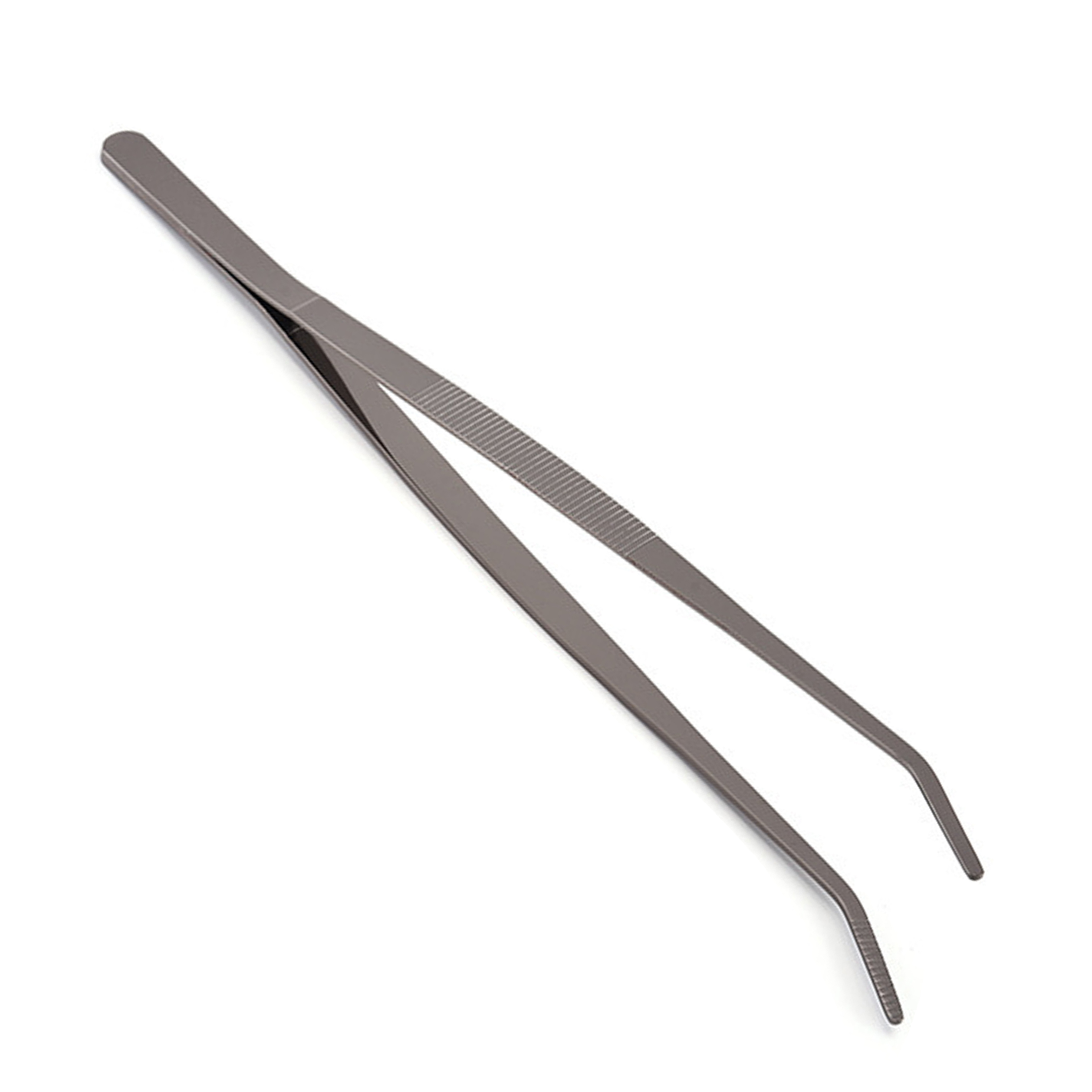 Барний пінцет із зігнутими кінцями