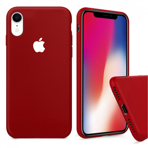 Чохол Silicone Case Full for iPhone 14 camelia white