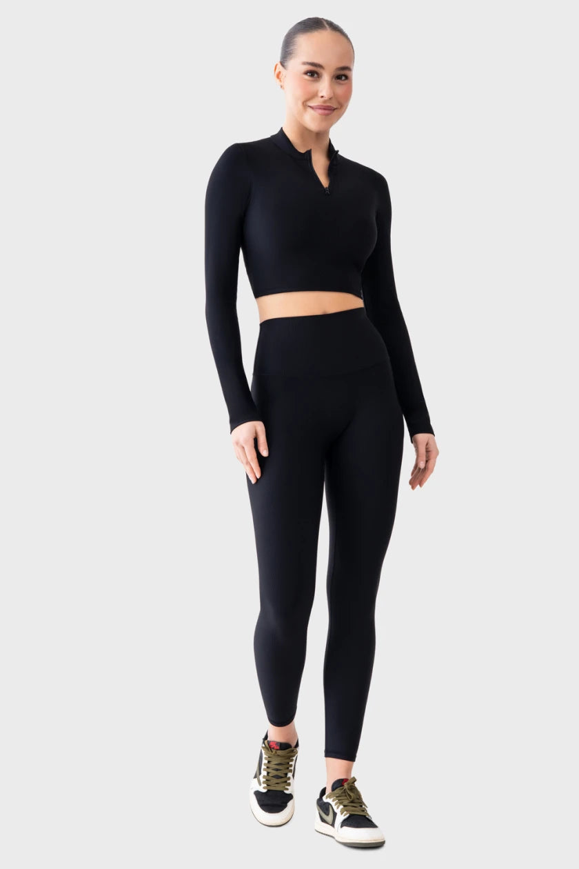 Легінси AVECS чорні з технологією High Waisted