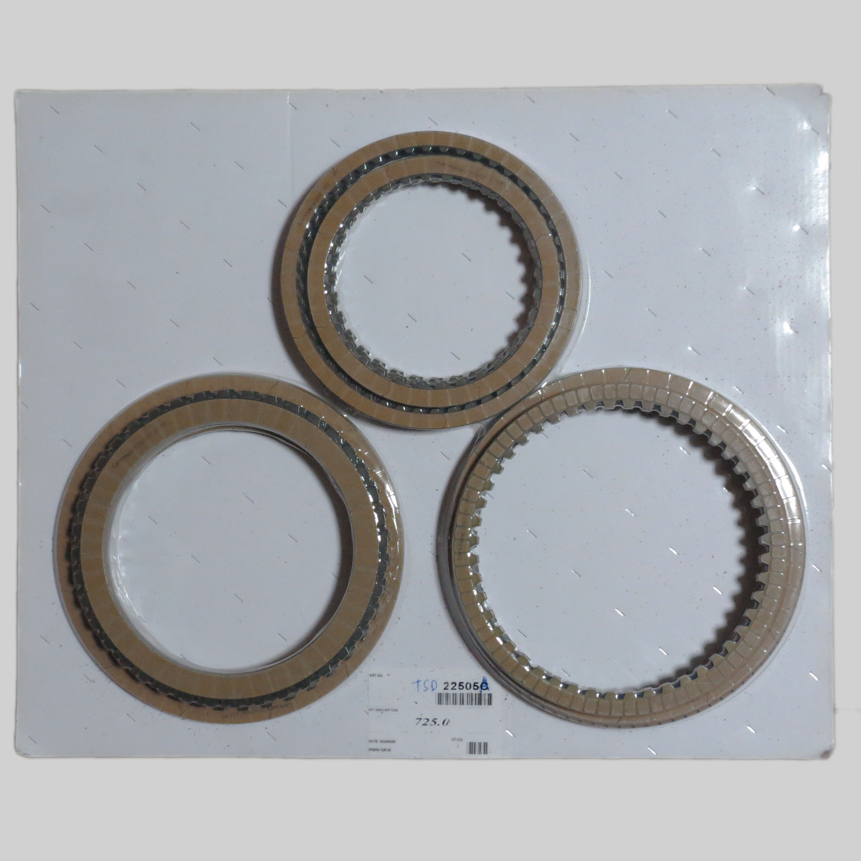 Комплект фрикційних дисків 725.0 MB