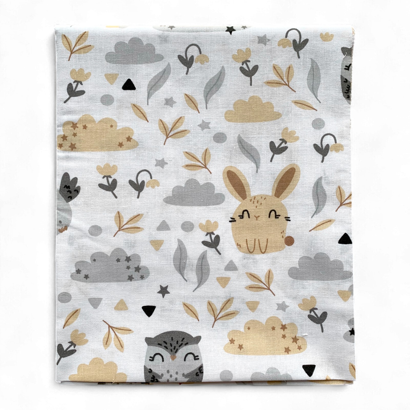 Пелюшка бавовняна 110 х 90 см Сова і зайчик