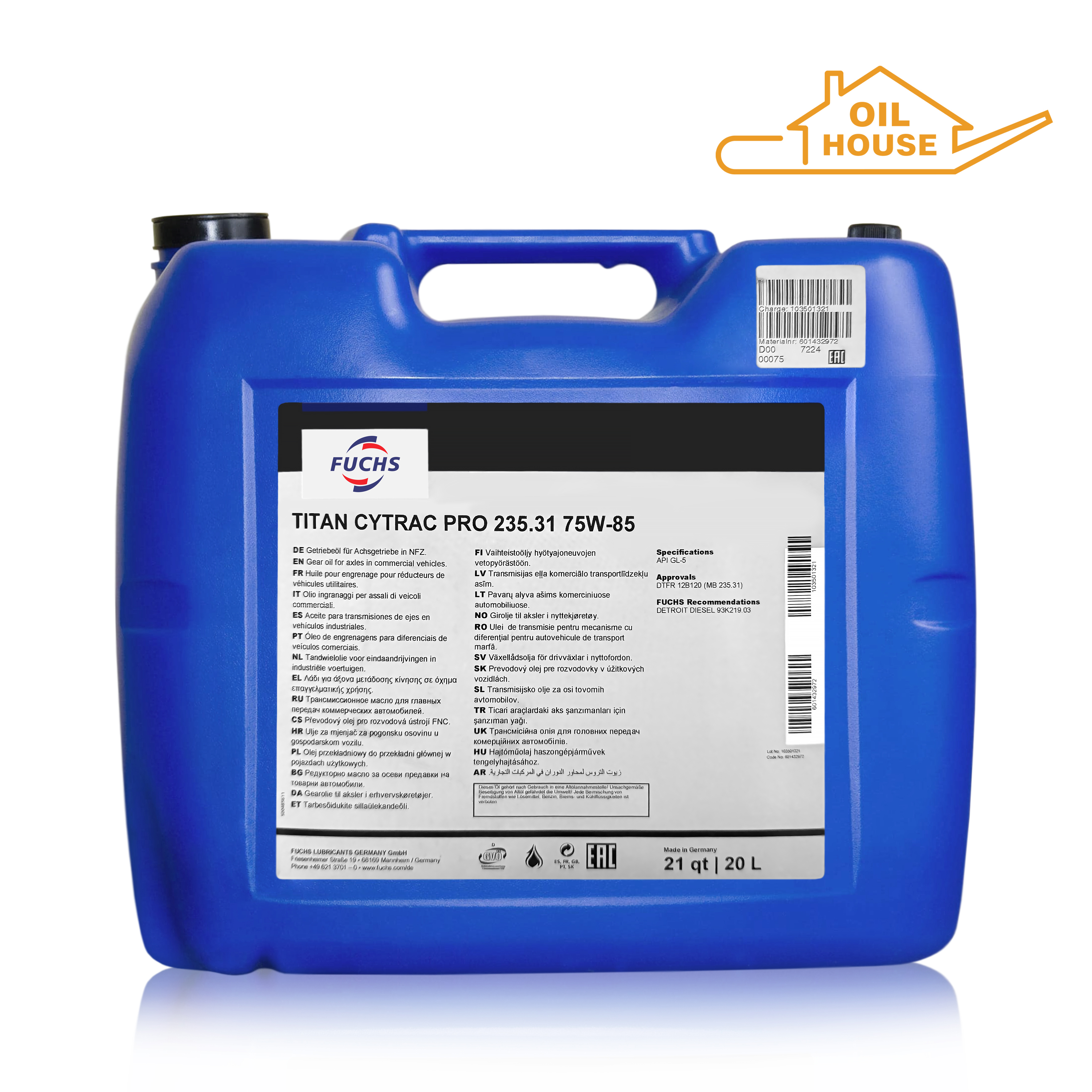 TITAN CYTRAC PRO 235.31 SAE 75W-85
