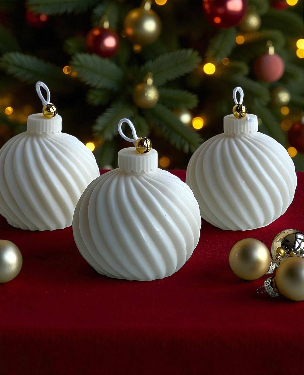 Ароматична свічка "ялинкова куля"