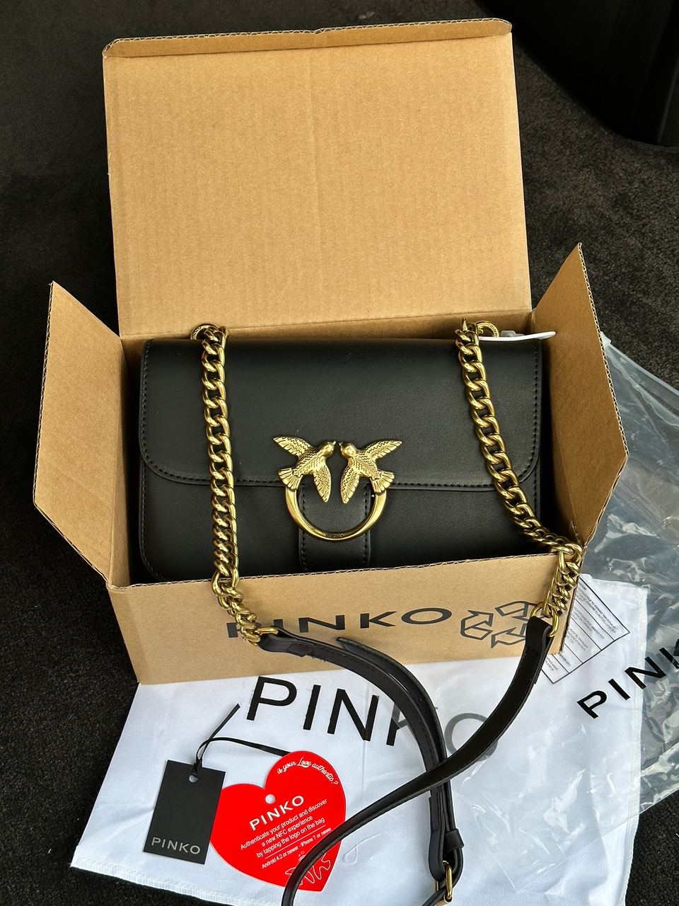 Pinko Classic Love Bag Bell Simply Black