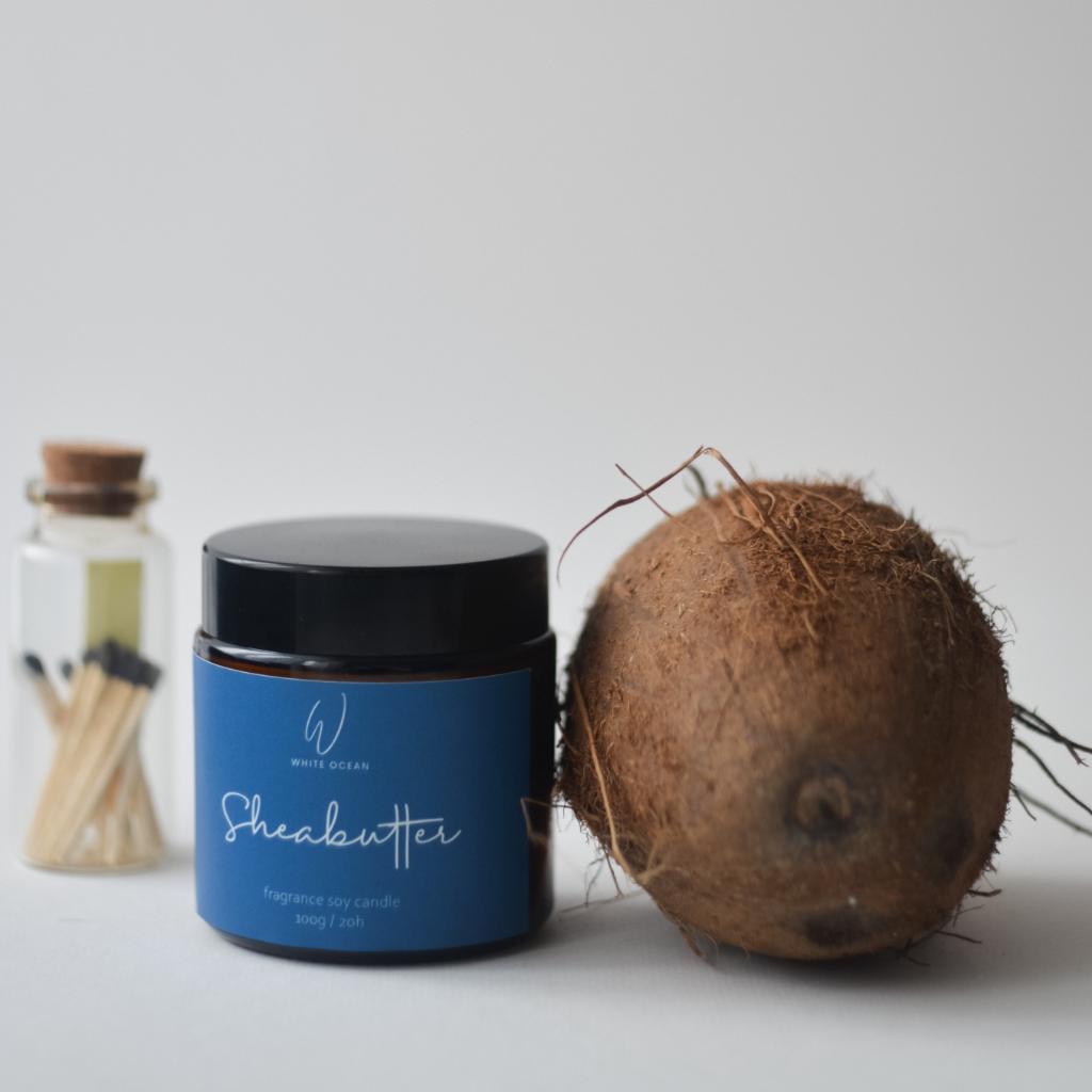 Sheabutter  (Масло Ши) - парфумована свічка ручної роботи