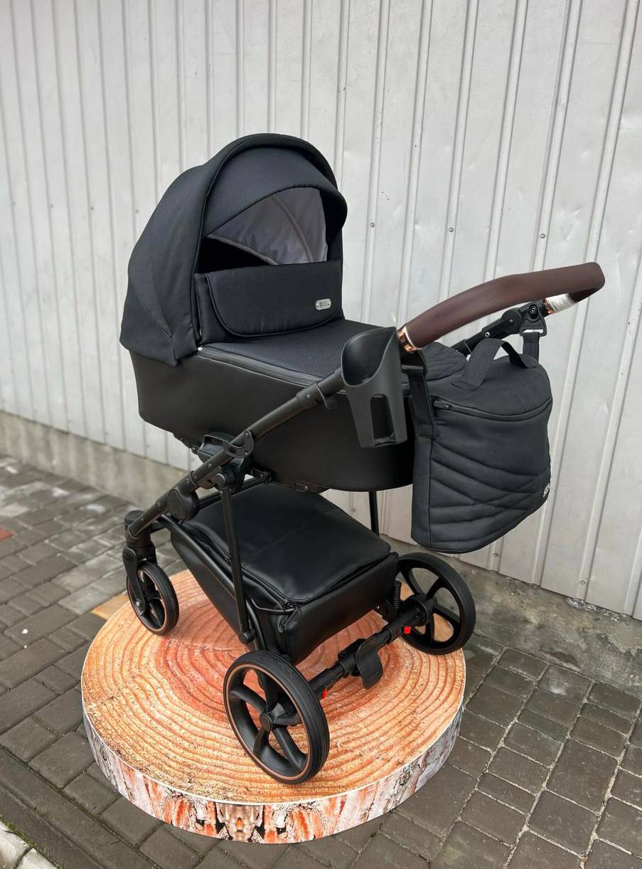 Коляска 2в1 Baby Pram Bailey Premium Еко-шкіра + Преміум Текстиль