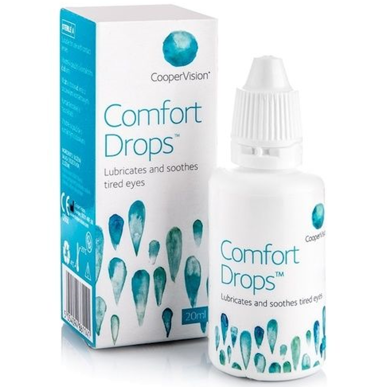 ЗВОЛОЖУЮЧІ КРАПЛІ CooperVision COMFORT DROPS (20 мл.)