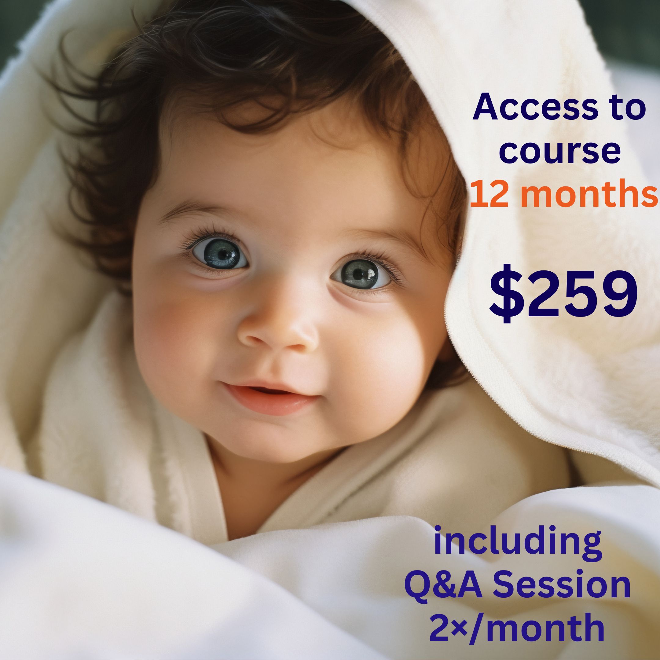 Active baby - smart kid - 12 months + Q&A Session 2×/month