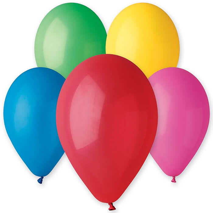 Латексні кульки кольоровий мікс 30см 