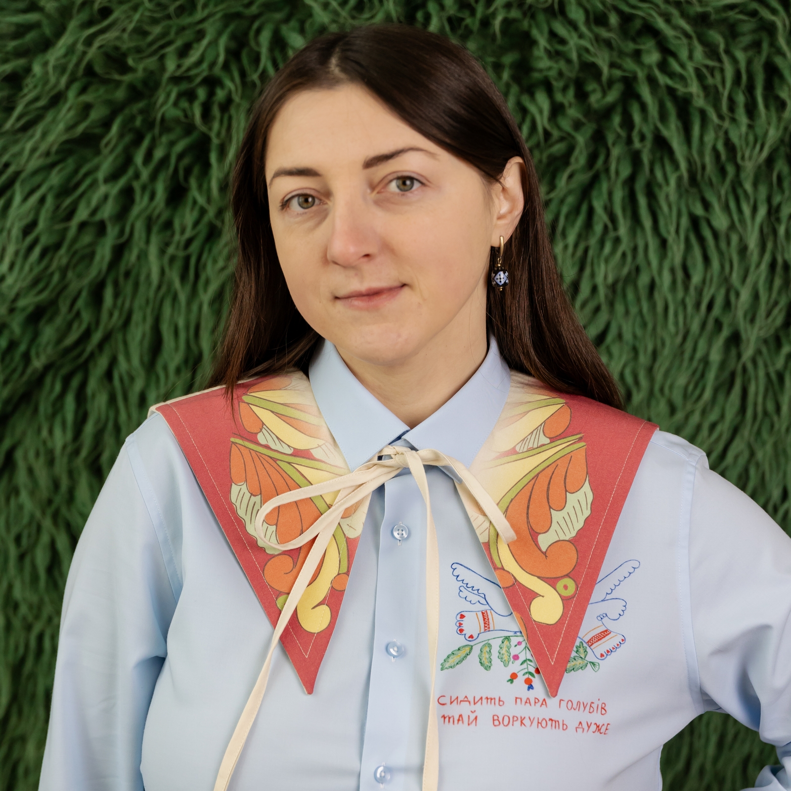 Комірець з косівськими орнаментами