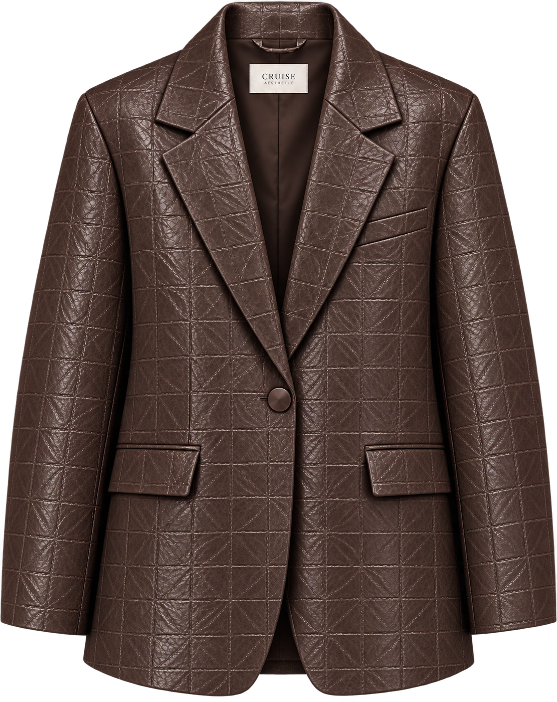 Mila Eco-Leather Blazer