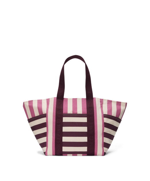Сумка The Victoria Stripe Tote бордова