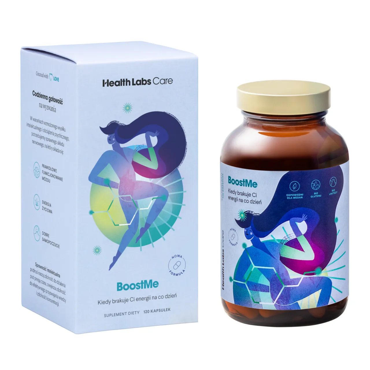 Health Labs BoostMe вибух енергії та ясність розуму - 120 капсул