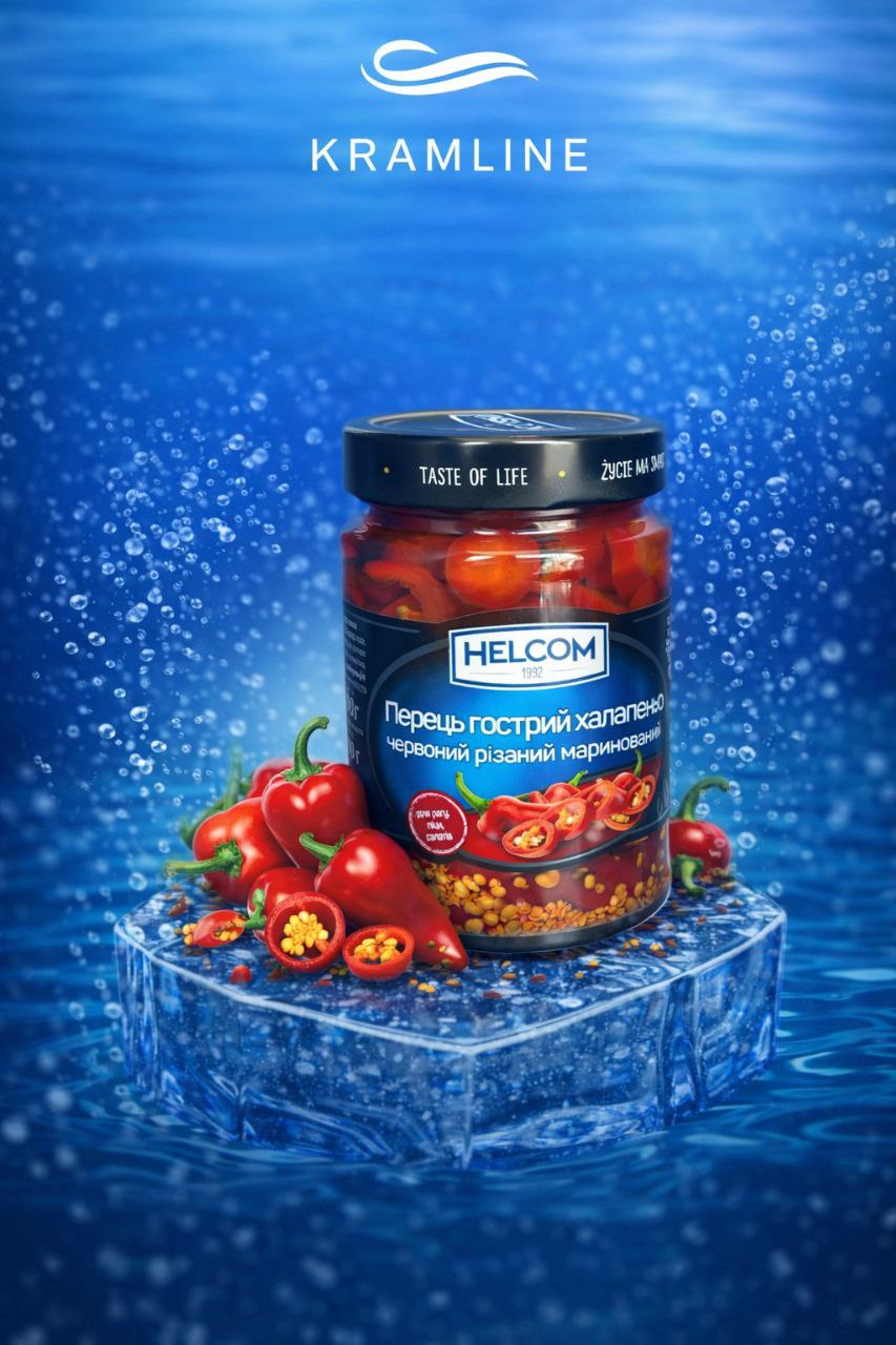 Консервований перець Халапеньо червоний “Helcom”