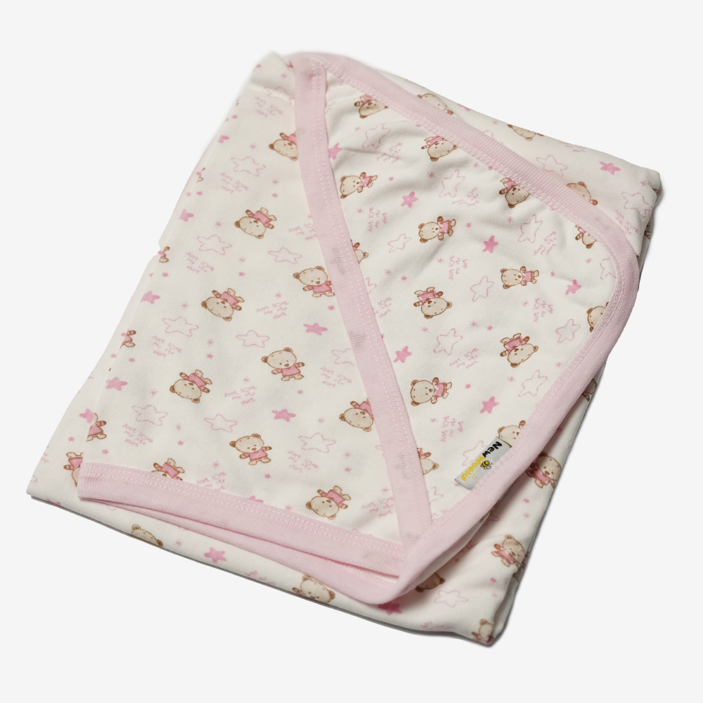 Пеленка трикотажна з капішоном