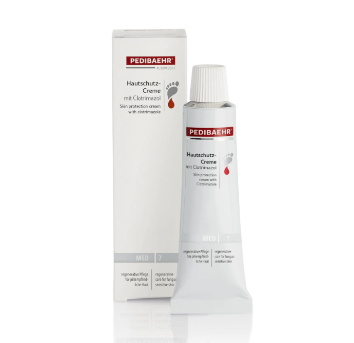 Протигрибковий крем з клотримазолом для нігтів та шкіри PediBaehr Hautschutz Creme, 30 мл