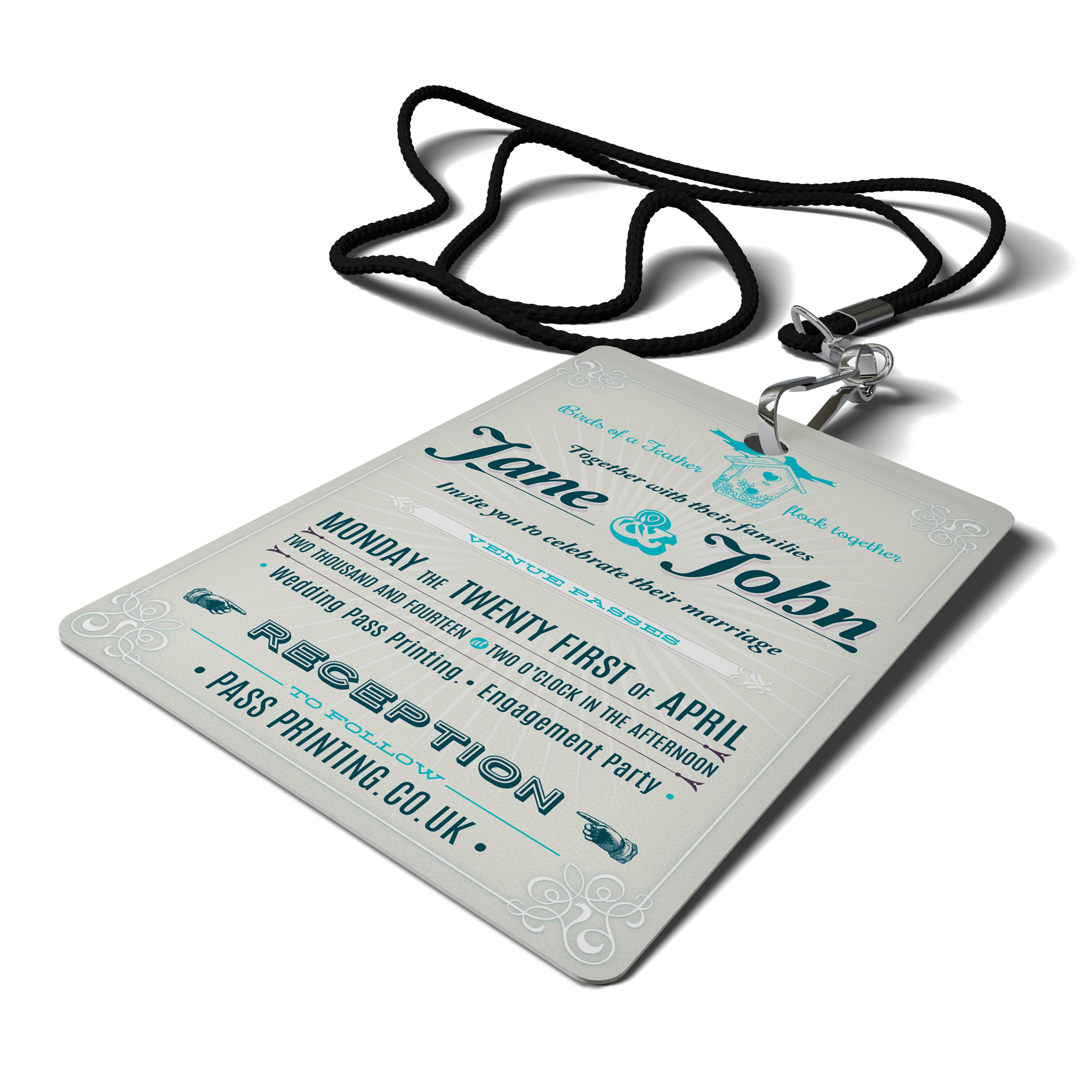 Wedding Pass Printing