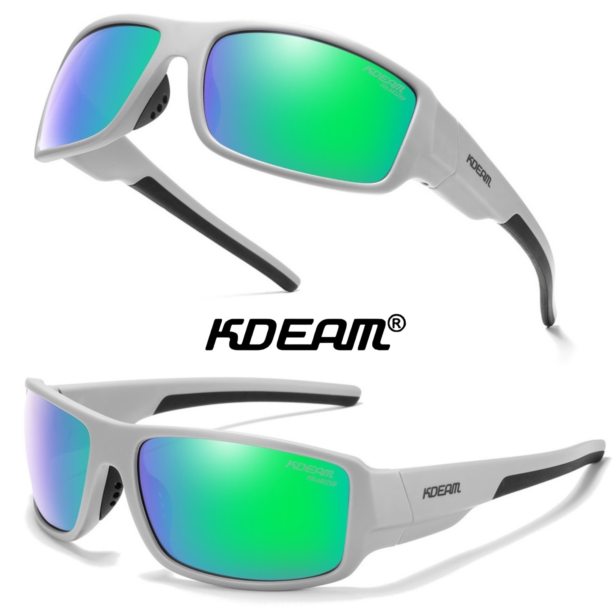 Окуляри сонцезахисні поляризовані KDEAM™ Flash Grey