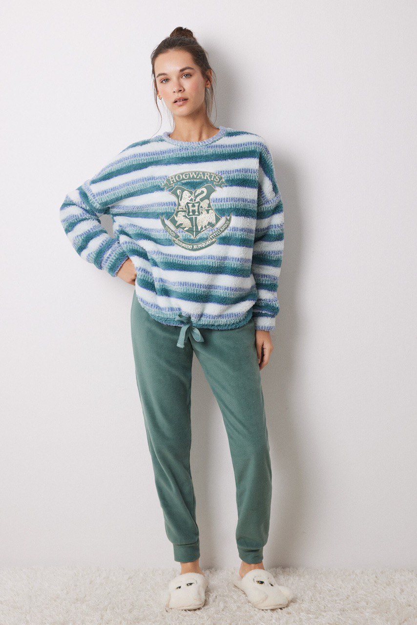 Тепла флісова піжама HOGWARTS 💚 Women' Secret