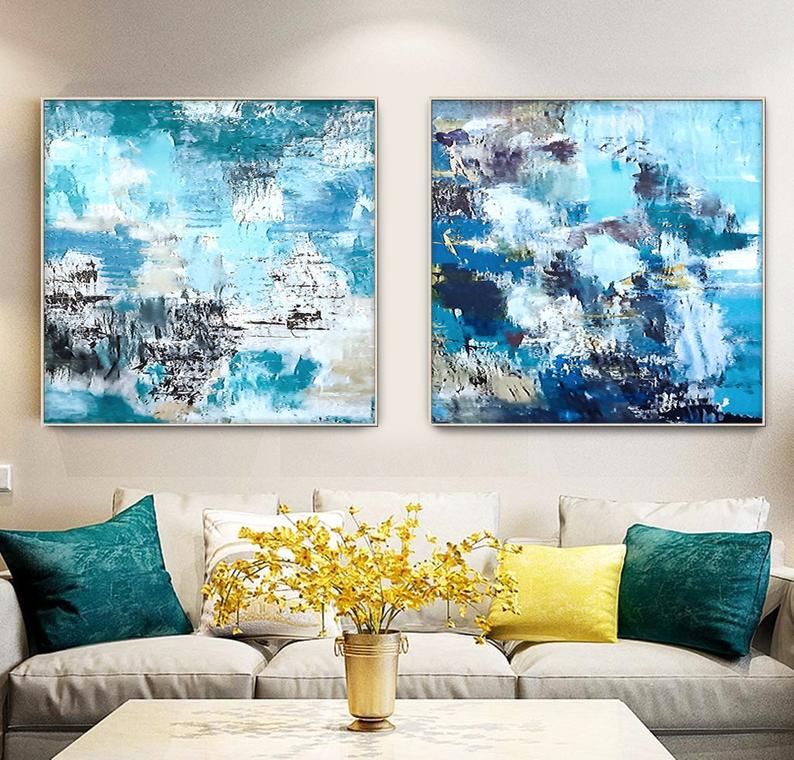 Абстрактна модульна картина "Крижана призма"