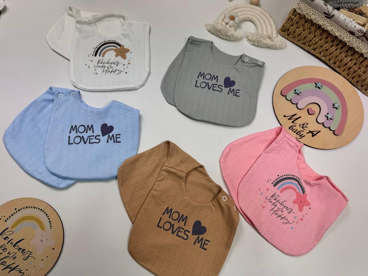 Слюнявчик непромокаючий для новонароджених