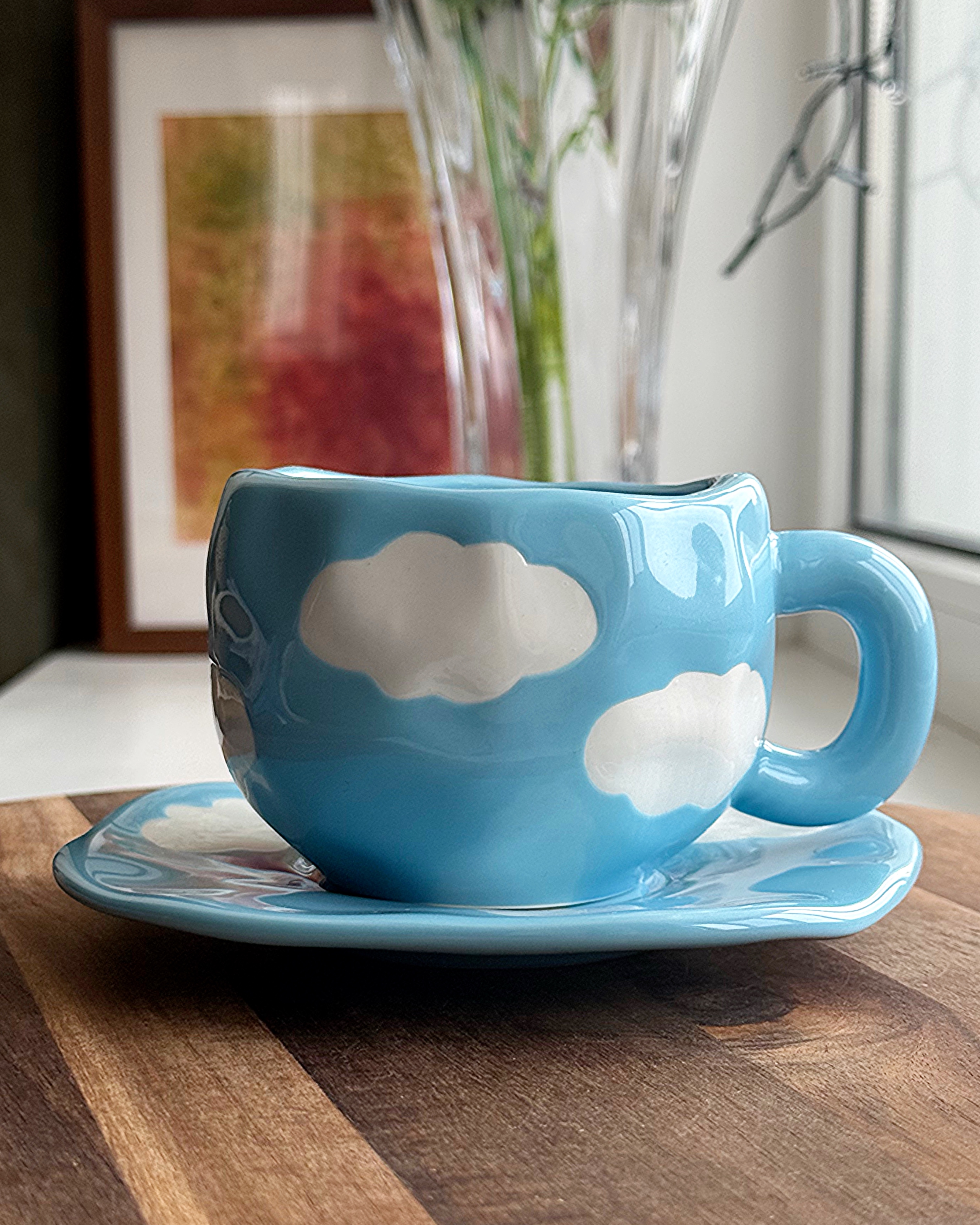 Чашка з блюдцем 