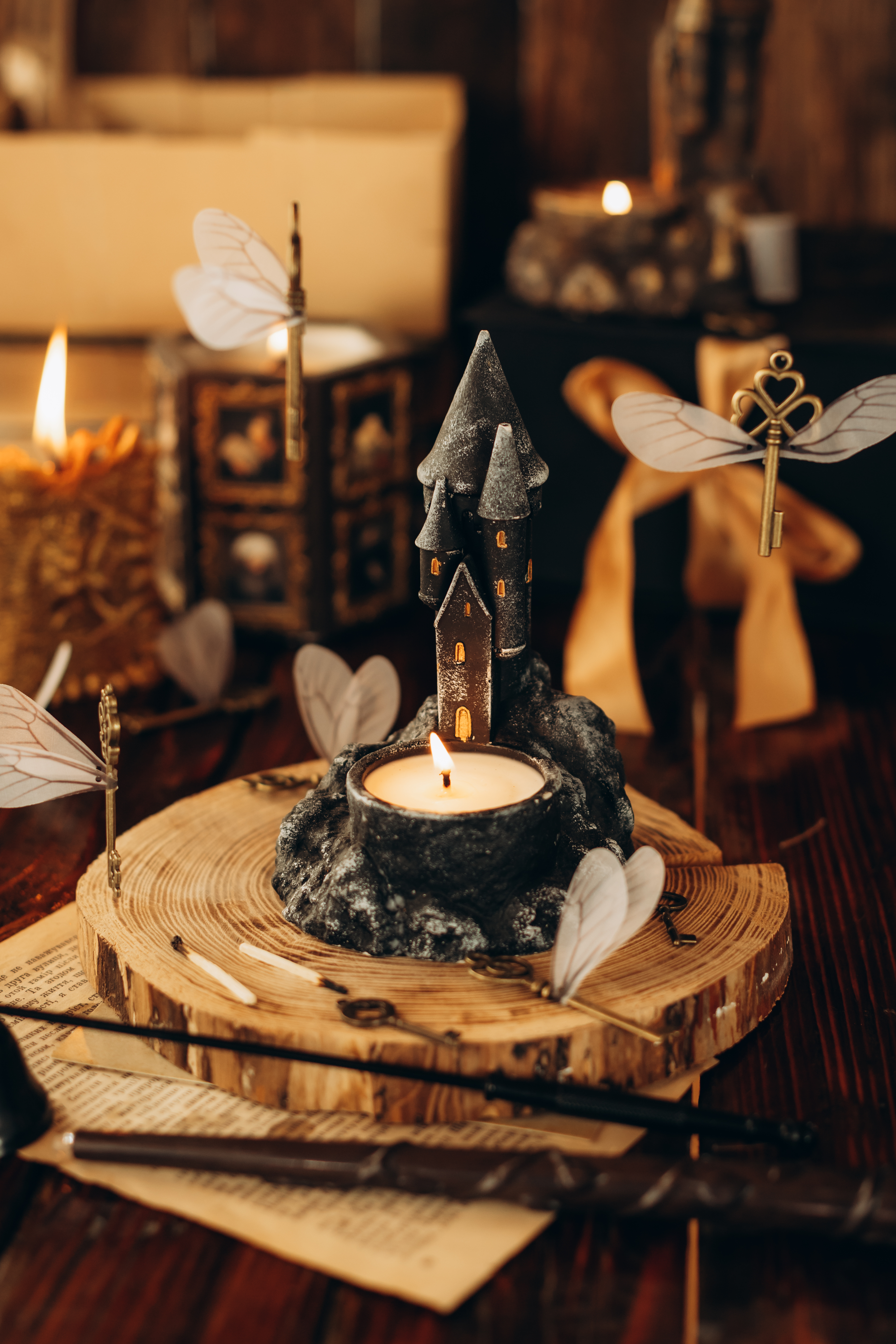 Свічка "Зимова вежа замку"