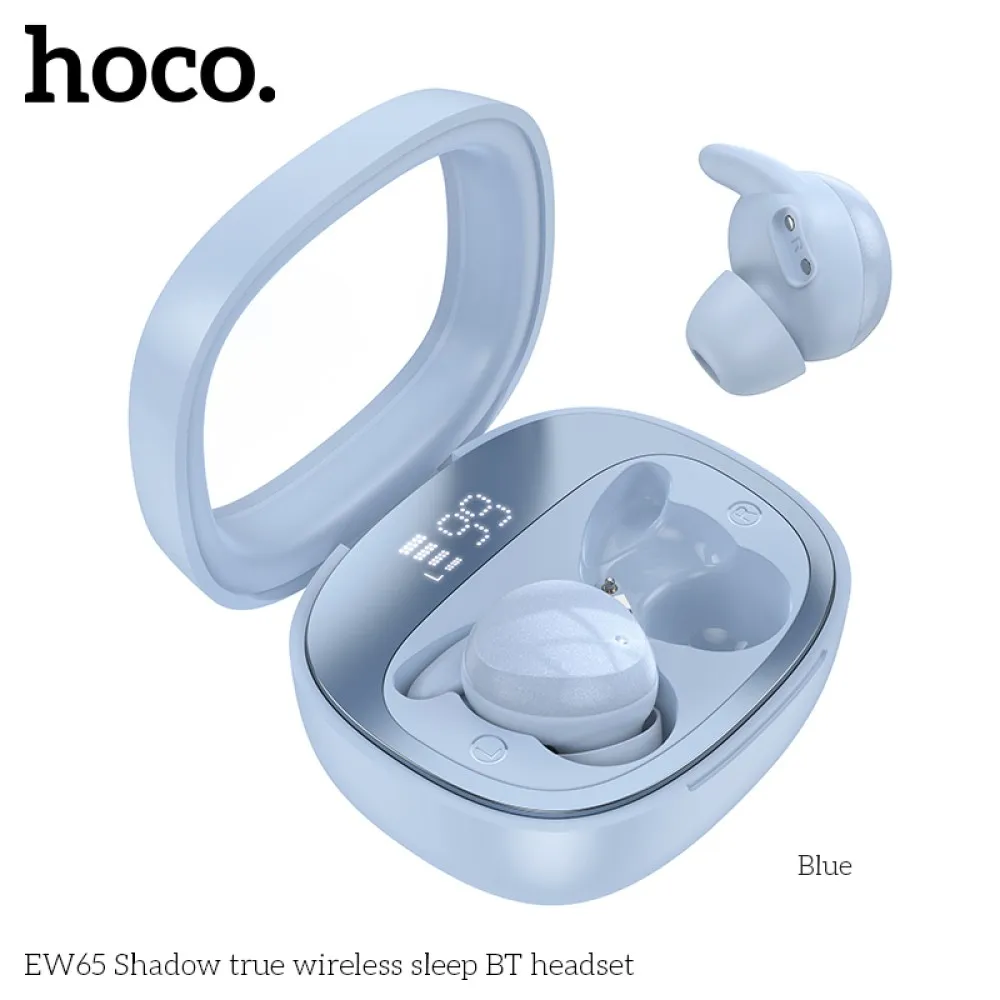 Навушники бездротові HOCO EW65 Shadow true wireless sleep BT headset