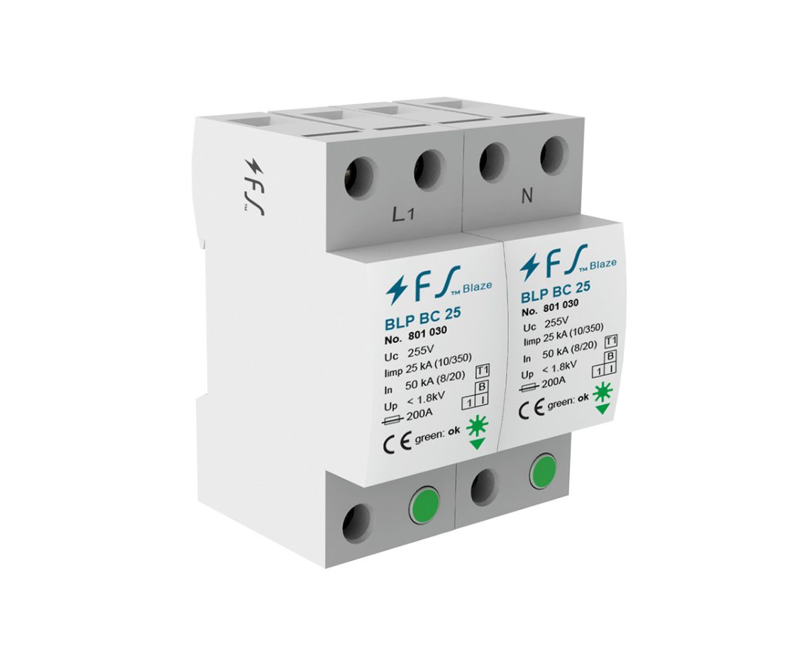 Пристрій захисту від імпульсних перенапруг BLP BC-25 V/2