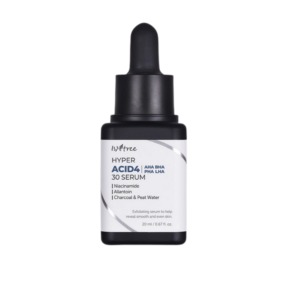 Сироватка-пілінг змивна на основі кислотами Isntree Hyper Acid4 AHA BHA PHA LHA 30 Serum 20 ml