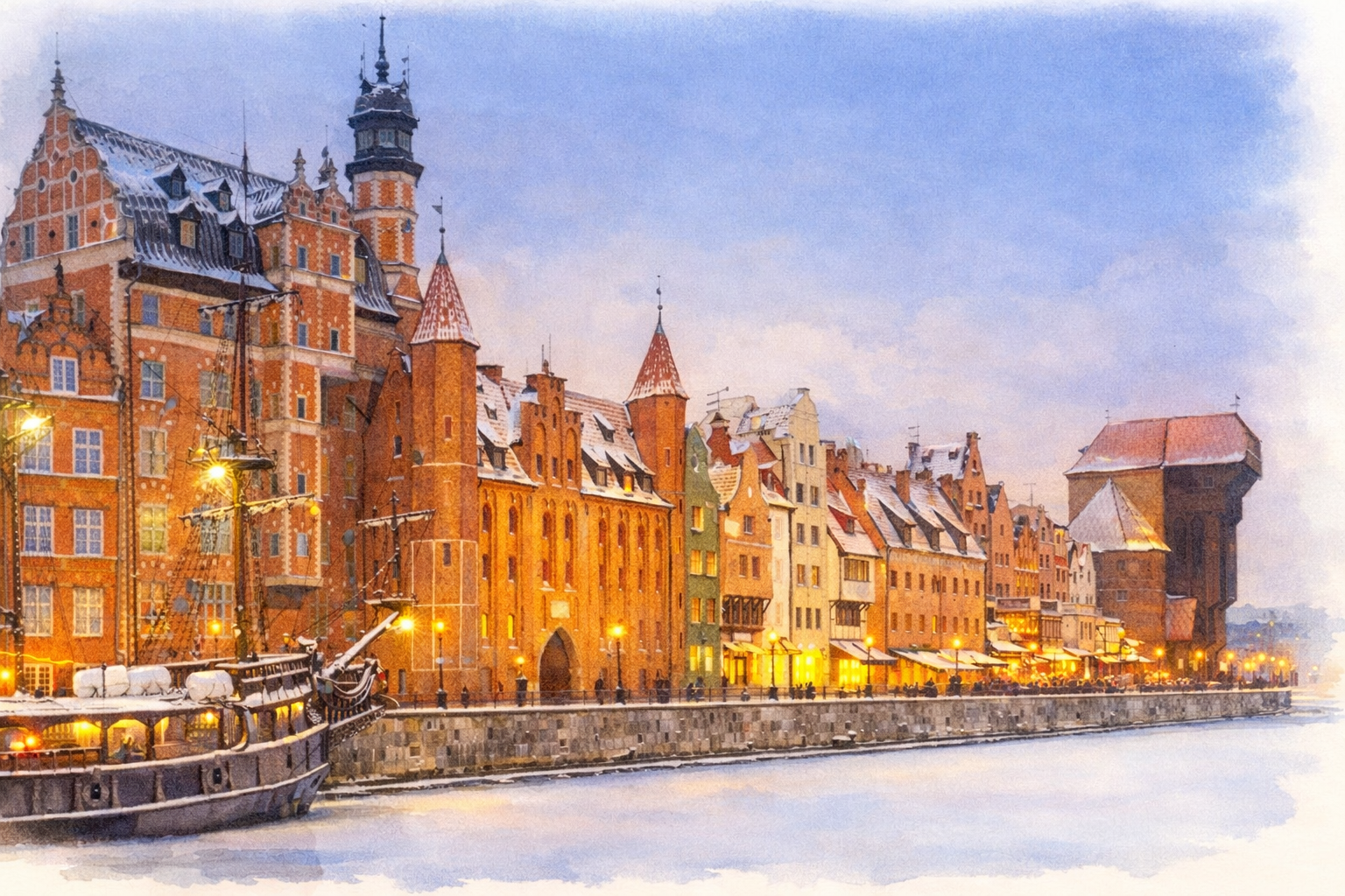 Ґданськ: історії купців, води й бурштину — пішохідний маршрут містом