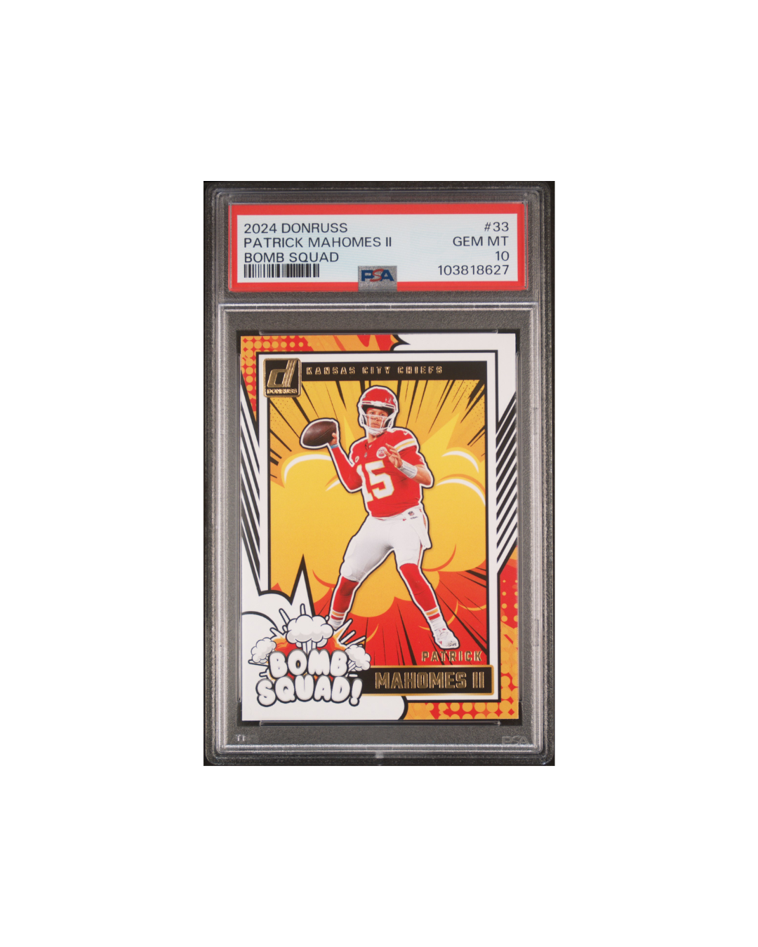 2024 PANINI DONRUSS BOMB SQUAD #33 PATRICK MAHOMES II