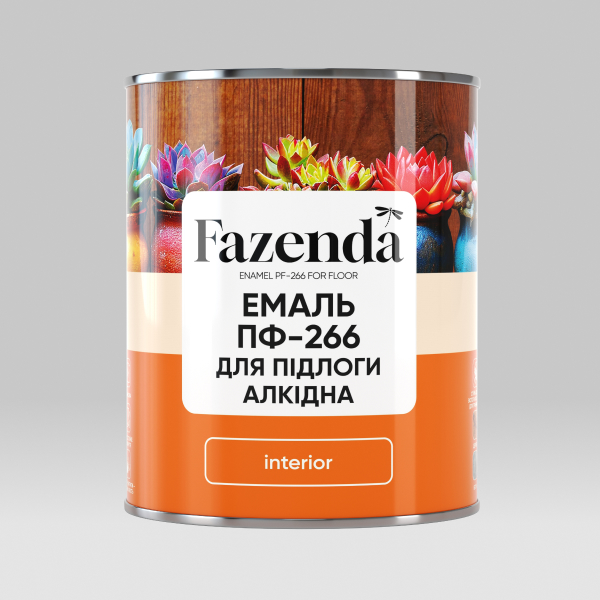 Емаль алкідна для підлоги ПФ-266 ТМ FAZENDA