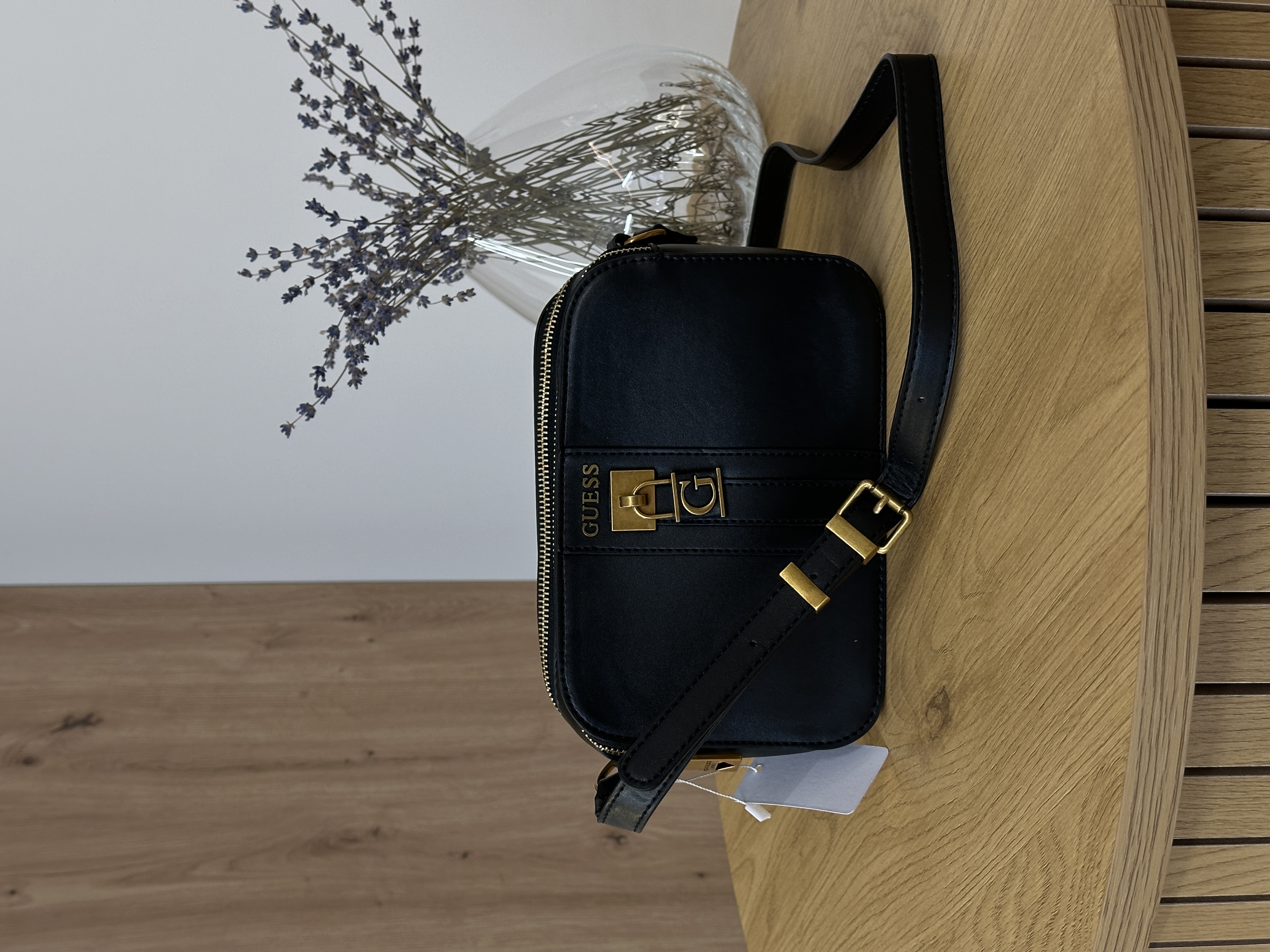 Guess Noelle Crossbody Camera Black/Gold