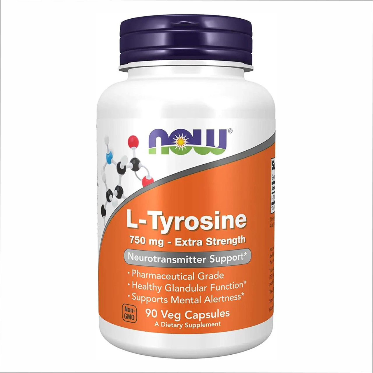 Л Тирозин, Tyrosine 750mg - 90 vcaps