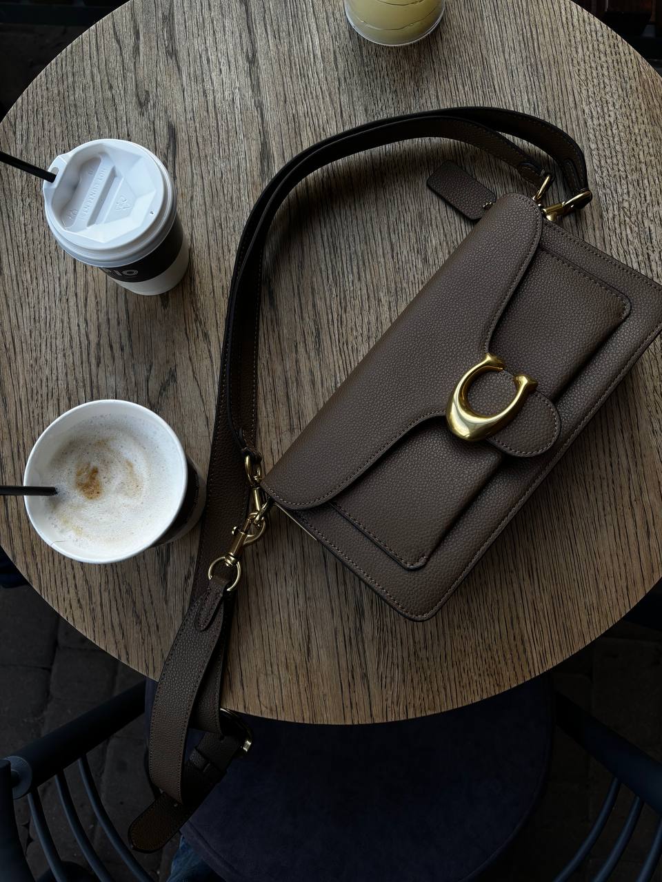 Coach Tabby Shoulder Bag 26 Dark Stone