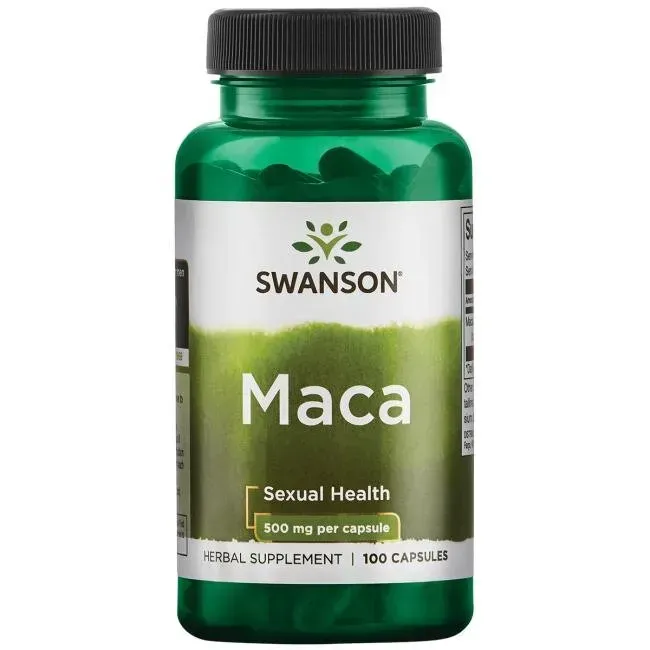 Swanson Maca 500 мг – 100 рослинних капсул