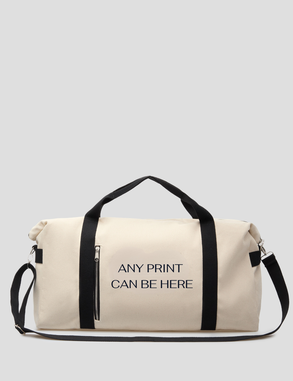 Cotton Duffle Bag with Shoulder Strap For Custom Branding