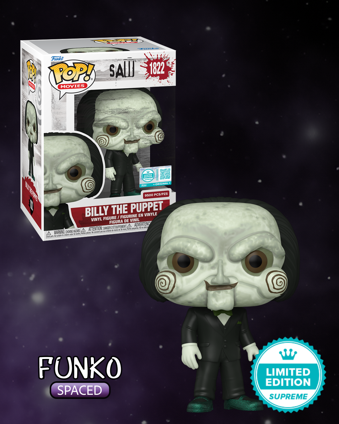 Фігурка Funko Pop Saw – Limited Billy the Puppet | Фанко Поп Пила – Лімітована Біллі Лялька #1822