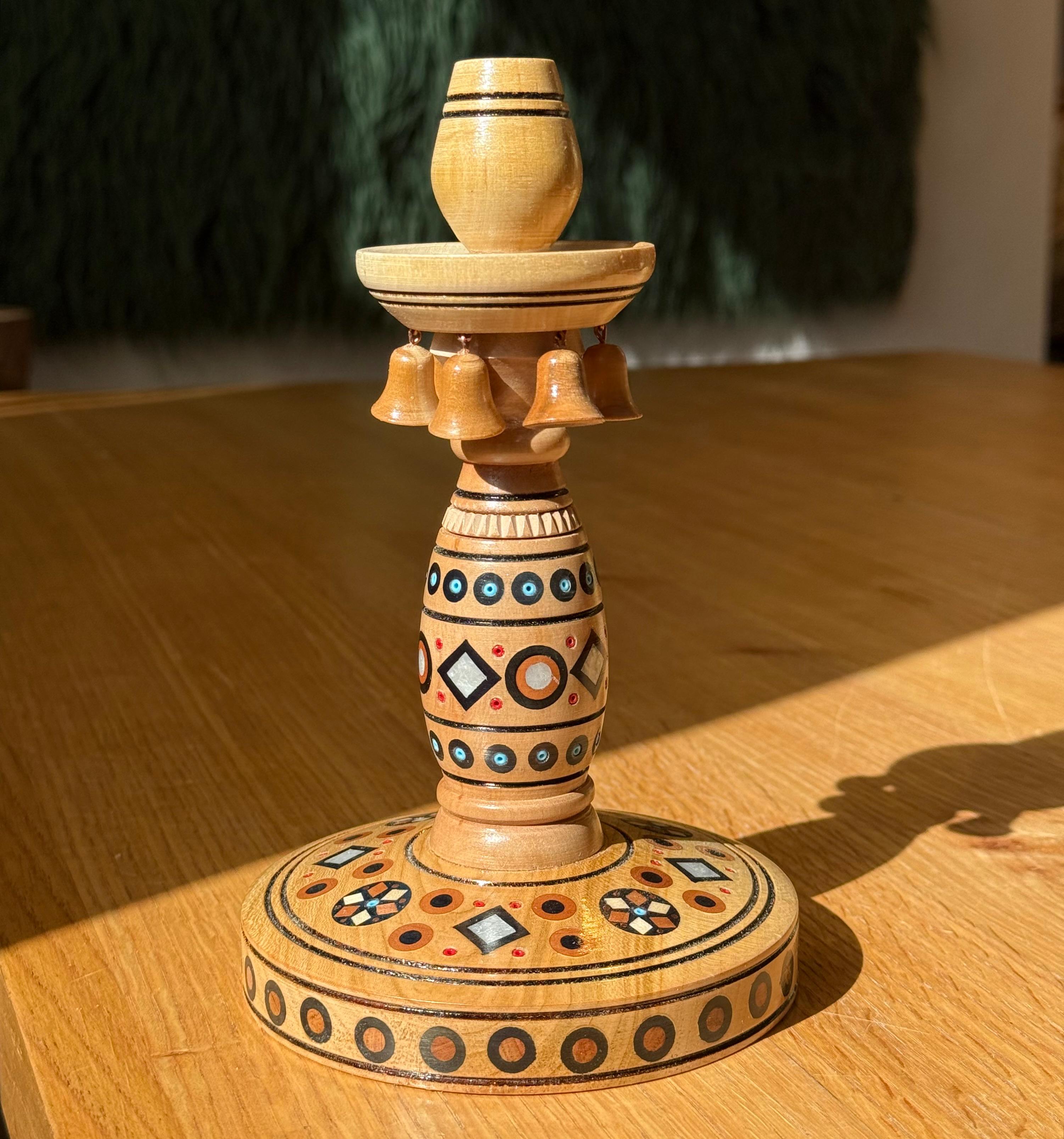 Свічник "Річка", 21 см