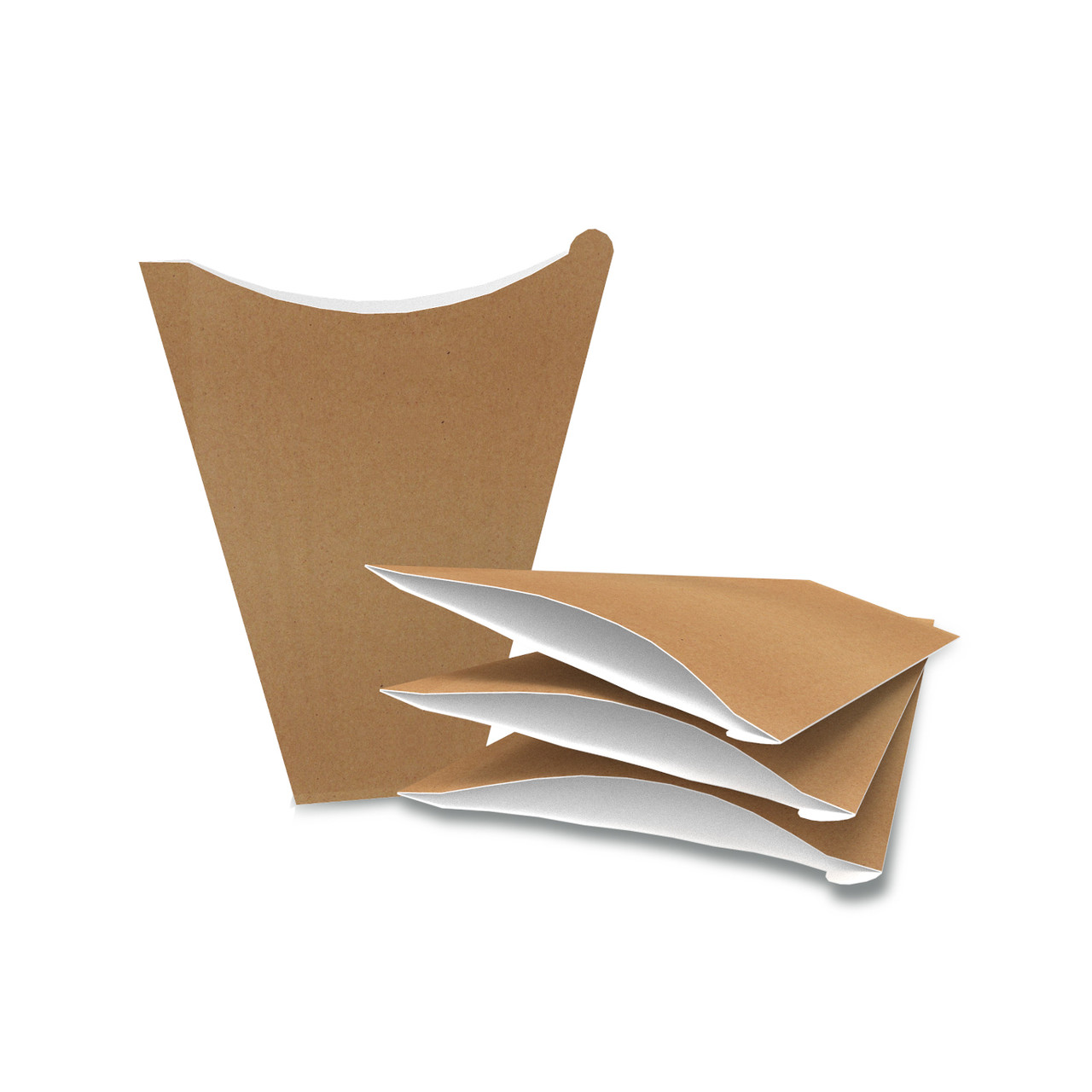 Конверт для млинців крафт, 60х180х145 мм упаковка 100шт, 013300125