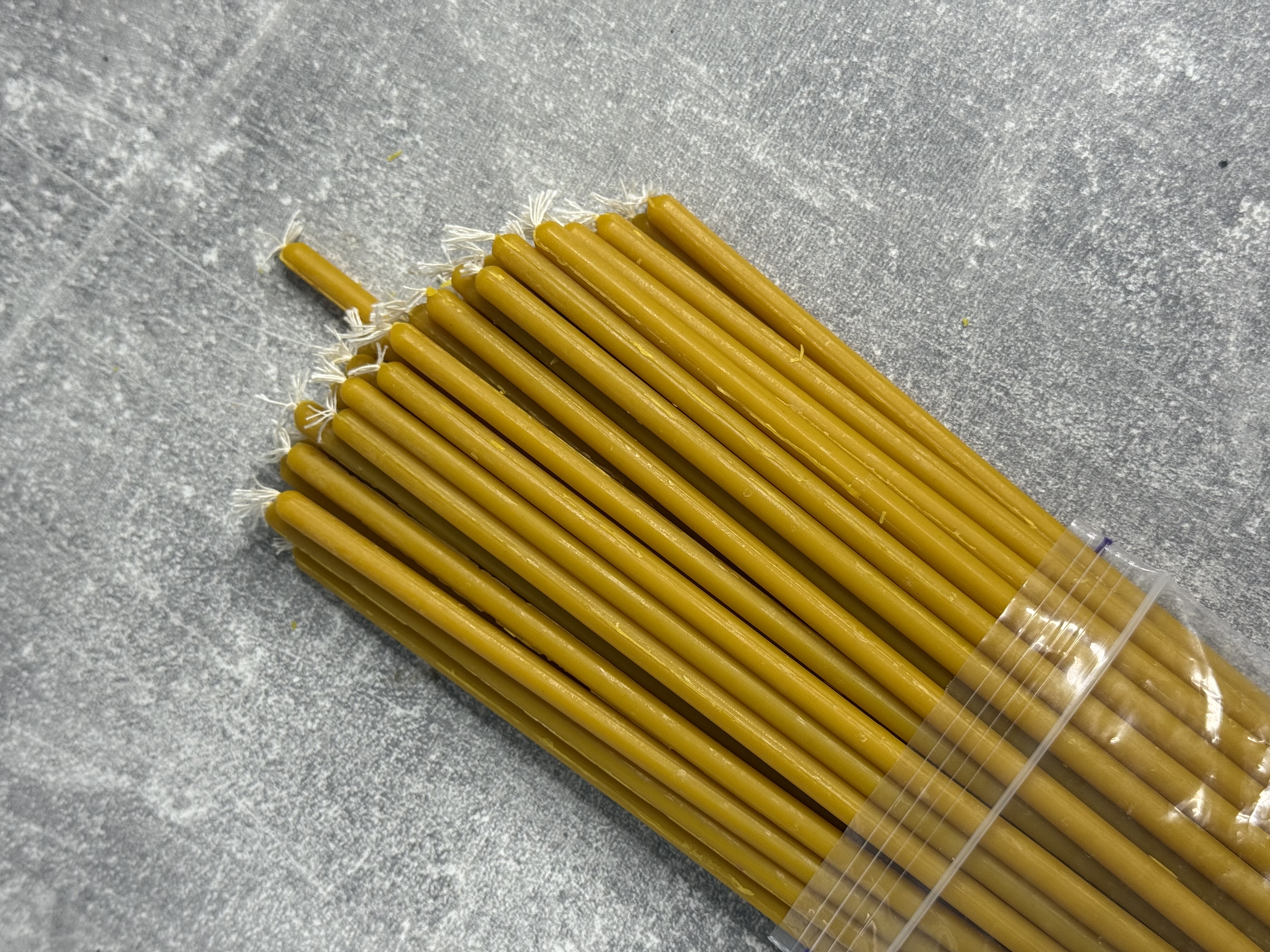 Воскові свічки (жовті)