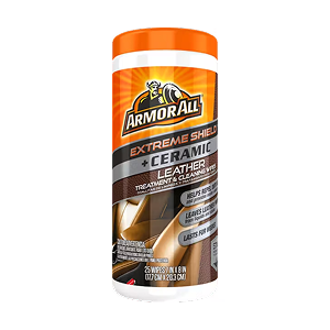 Керамічні серветки для шкіри Armor All Shield + Ceramic Leather Treatment & Cleaning Wipes, 24шт (шт.)