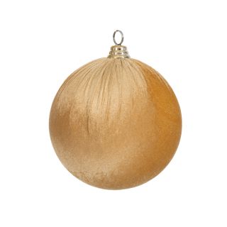 Оксамитова куля Золото, 10 см