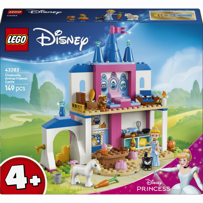 Конструктор LEGO Disney Princess Замок Попелюшки та її друзів-тварин (43283)