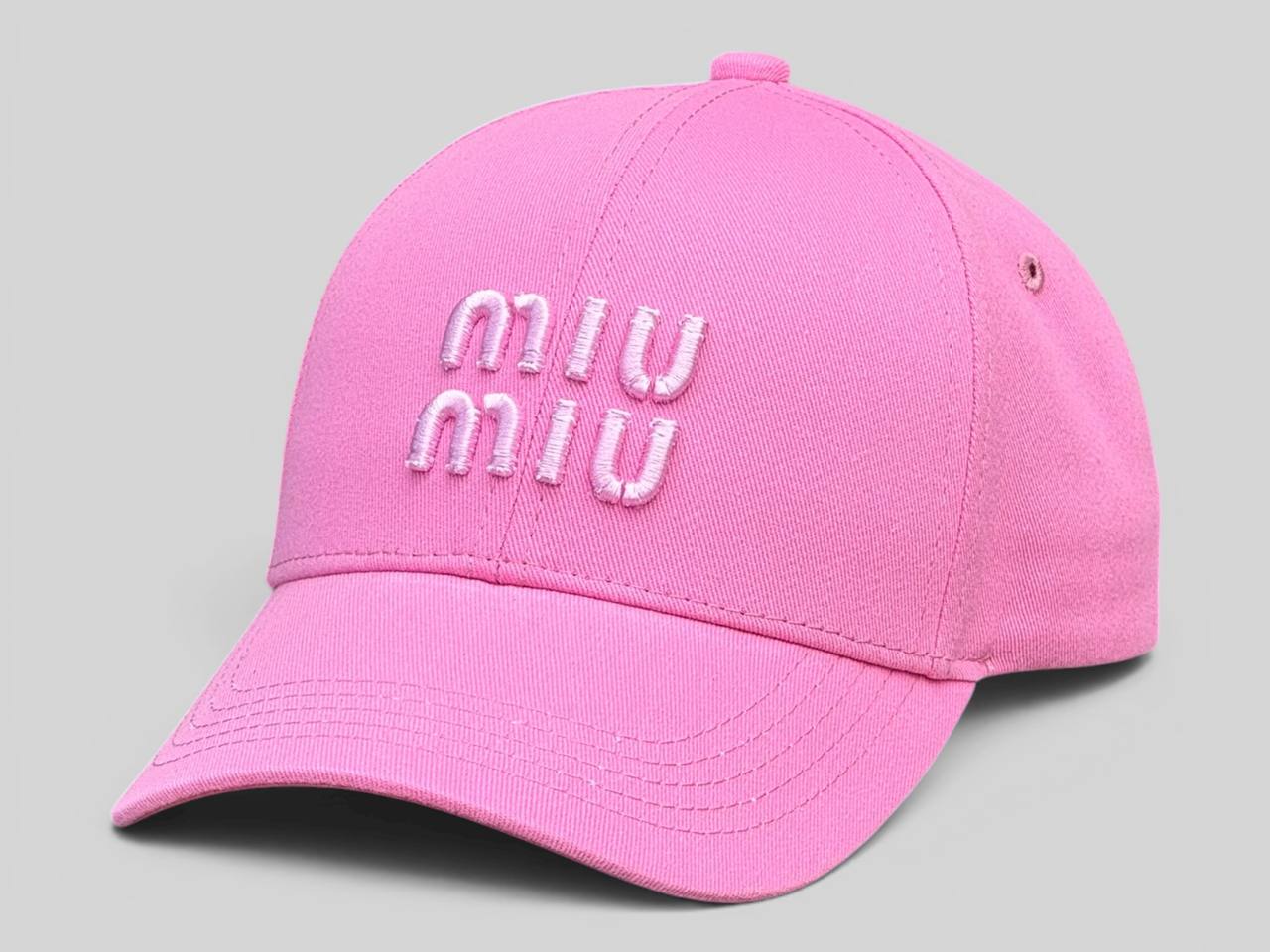 Кепка Бейсболка MIU MIU - МІУ МІУ Рожева Копія