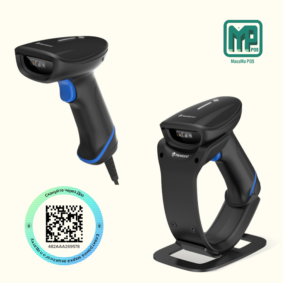 Сканер штрих-кодів Newland HR23 Dorada 2D USB — єАкциз Data Matrix + 5 років гарантії
