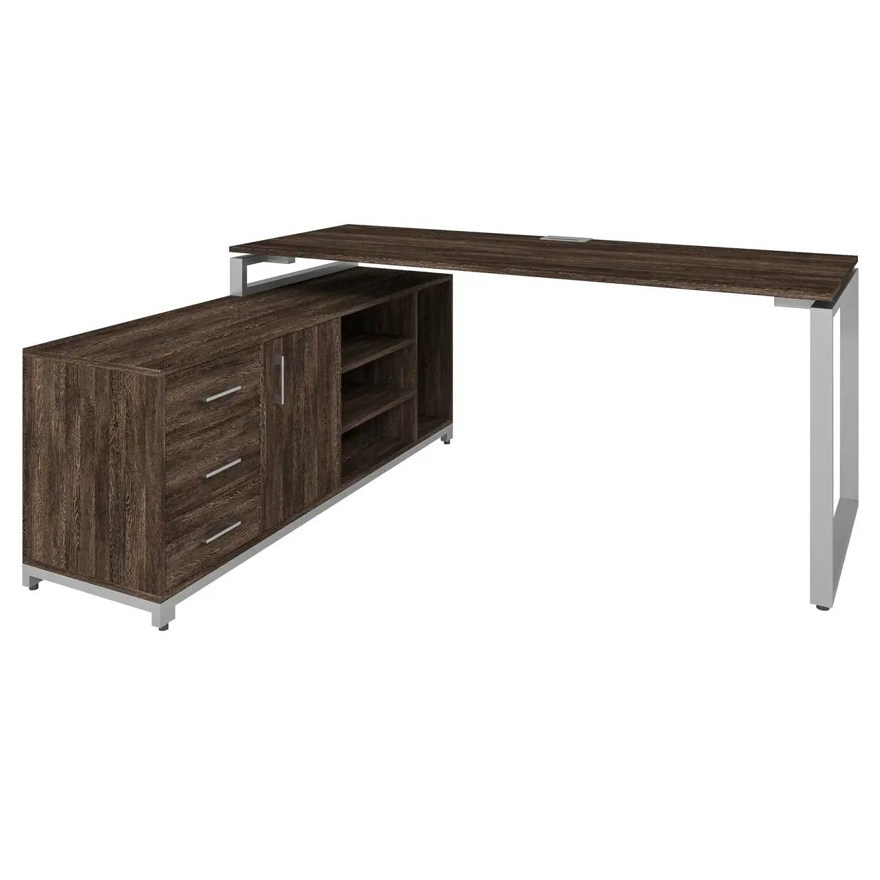 Стіл керівника з тумбою F 1, кабінет керівника, стіл керівника 1800/700/750 мм.