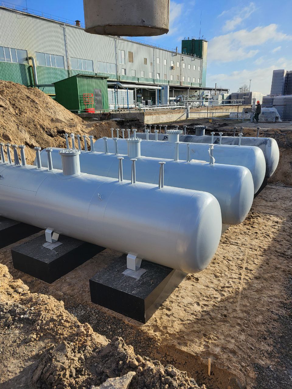 Резервуар ЗВГ/ Газгольдер СВГ/ Ємність LPG - 18.4 м3 підземний